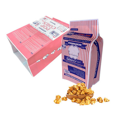 ποιότητας  Factory direct disposable waterproof heat seal food grade microwave popcorn high temperature paper bag with film εργοστάσιο